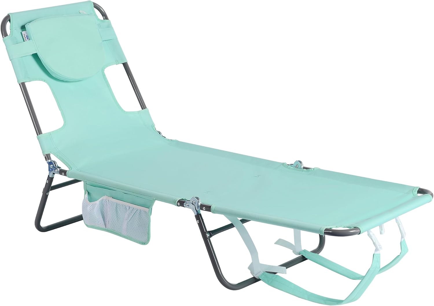 SUNNYFEEL Beach Lounge Chair: Portable Reclining Tanning Chair
