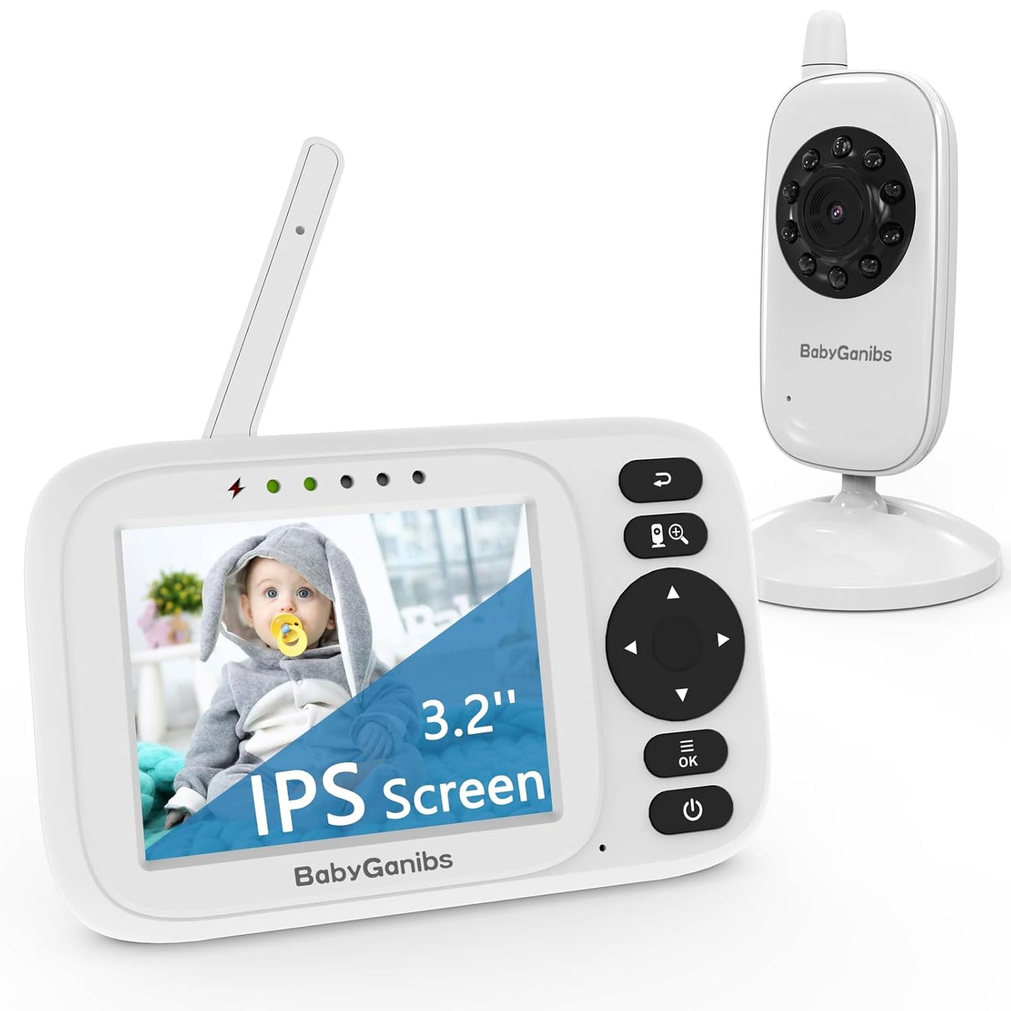 Long Range Video Baby Monitor, Night Vision, ECO Mode