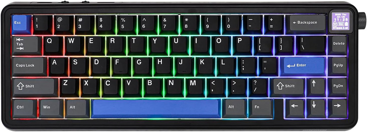 EPOMAKER HE65 Mag Wireless Magnetic Keyboard with Knob and Screen