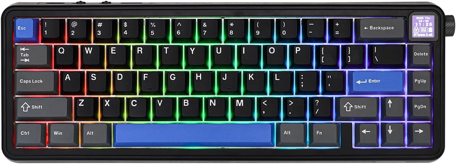 EPOMAKER HE65 Mag Wireless Magnetic Keyboard with Knob and Screen