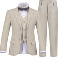 Boys Slim Fit Tuxedo Suit Set for Teen Boys and Toddlers - 5-Piece