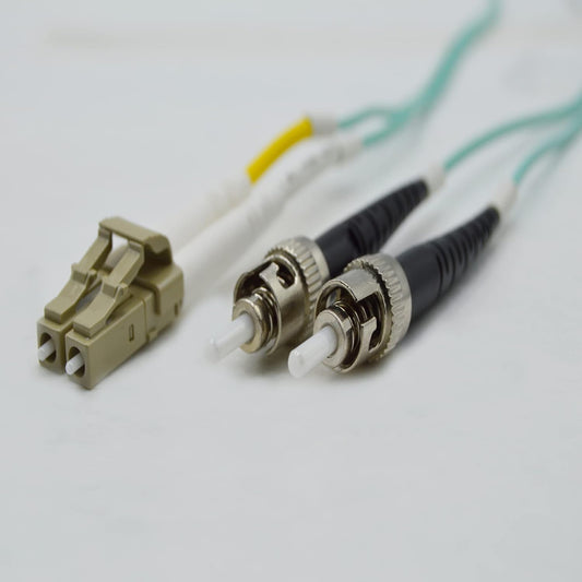 High-Speed LC-ST OM4 Fiber Patch Cable for Data Centers 150M