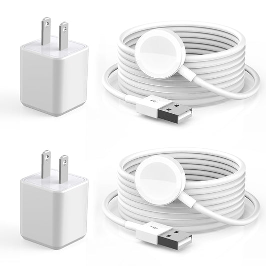 Fast 6.6FT Apple Watch Charger Duo