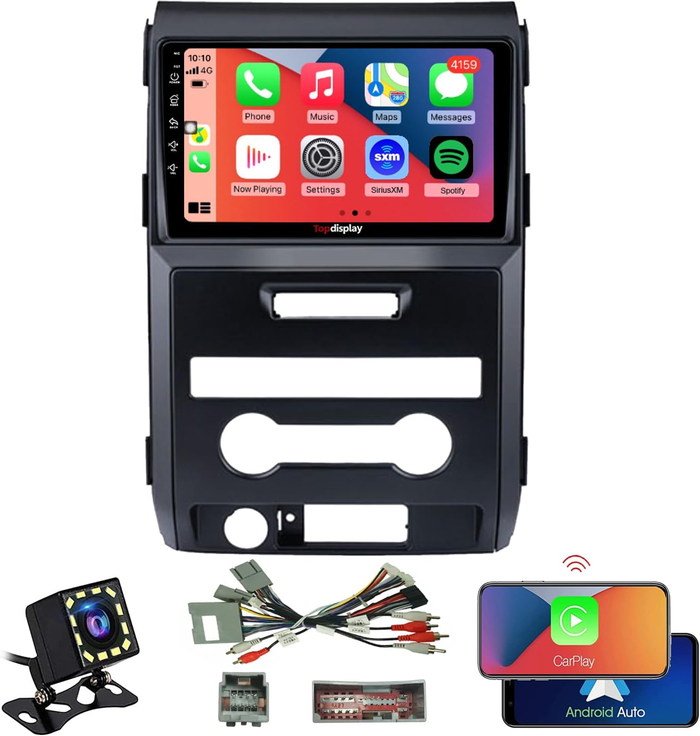 Ford F150 Radio Upgrade 2013 2014 with QLED Touch Screen