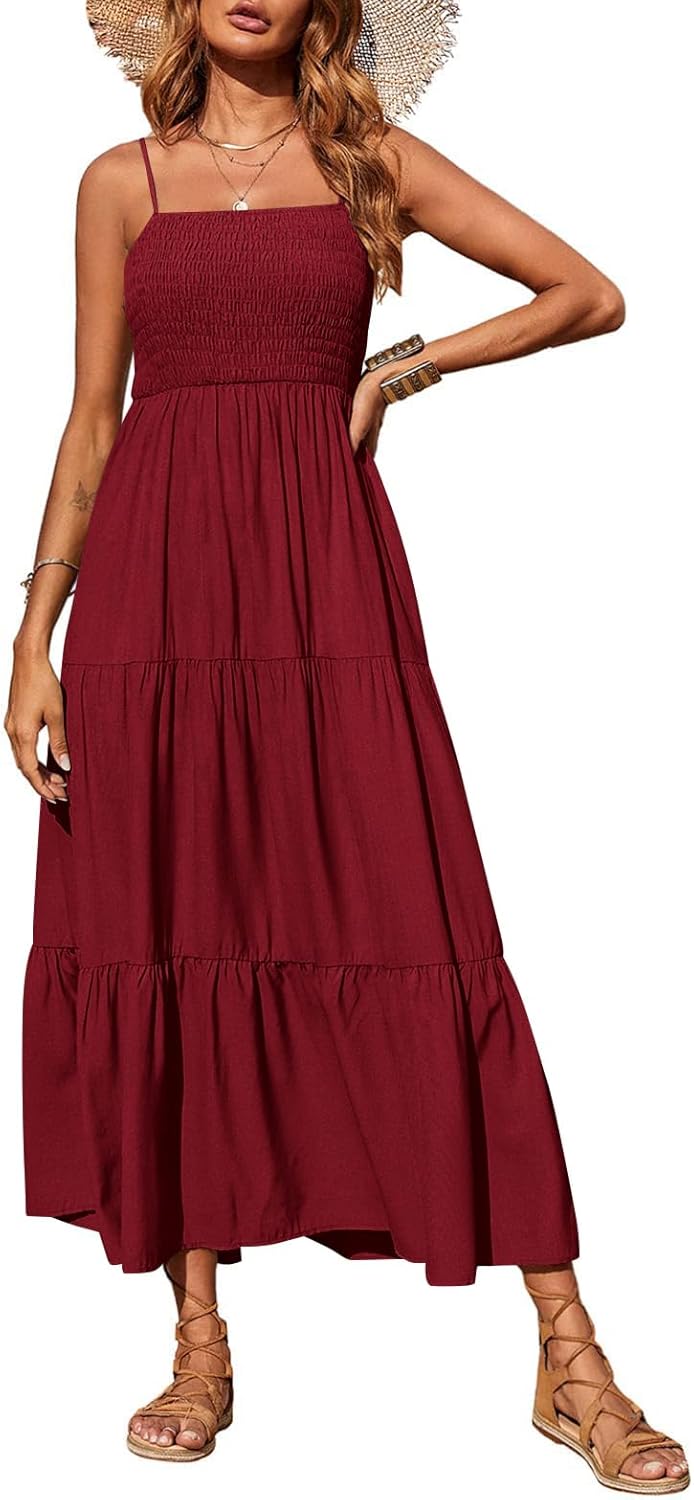 PRETTYGARDEN Women's Summer Maxi Dress for Beach and Casual Wear