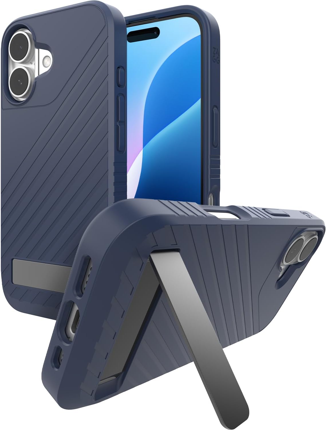 ZAGG Denali Snap Case for iPhone 16 with Kickstand & Protection
