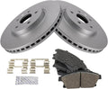 TRQ Front Brake Pad & Rotor Kit for Buick Encore & Chevrolet Trax