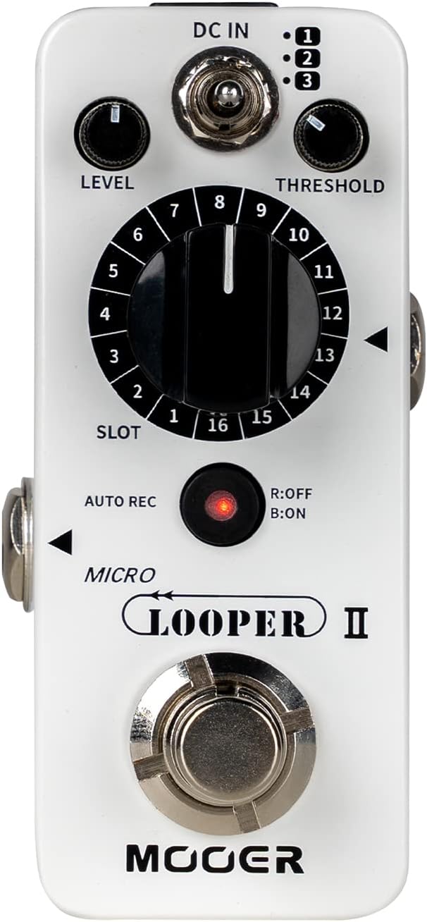 MOOER Micro Looper II Guitar Loop Pedal for Musicians