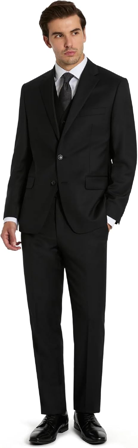 Michael Kors Mens 3-Piece Classic Fit Suit for Every Occasion