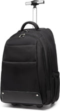 Rolling Backpack 17 in Wheeled Laptop Bag - Travel Friendly Carry