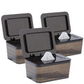 3 Pack Wipes Dispenser Holder - 100 Wipe Capacity, Dust-Proof