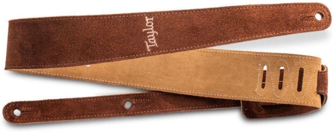 Taylor Chocolate Suede Guitar Strap - Stylish Comfort