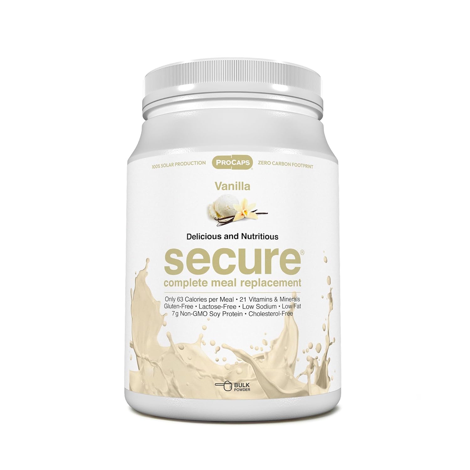 Secure Soy Complete Meal Replacement - Delicious Vanilla Flavor
