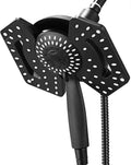 Black Shower Head with Handheld 2-in-1 High Pressure - Dual Mode