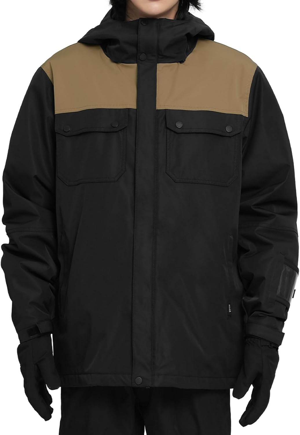 Actleis Men's Warm Waterproof Snowboard Jacket