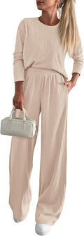 KIRUNDO Fall 2 Piece Lounge Sets for Women - Cozy Travel & Postpartum
