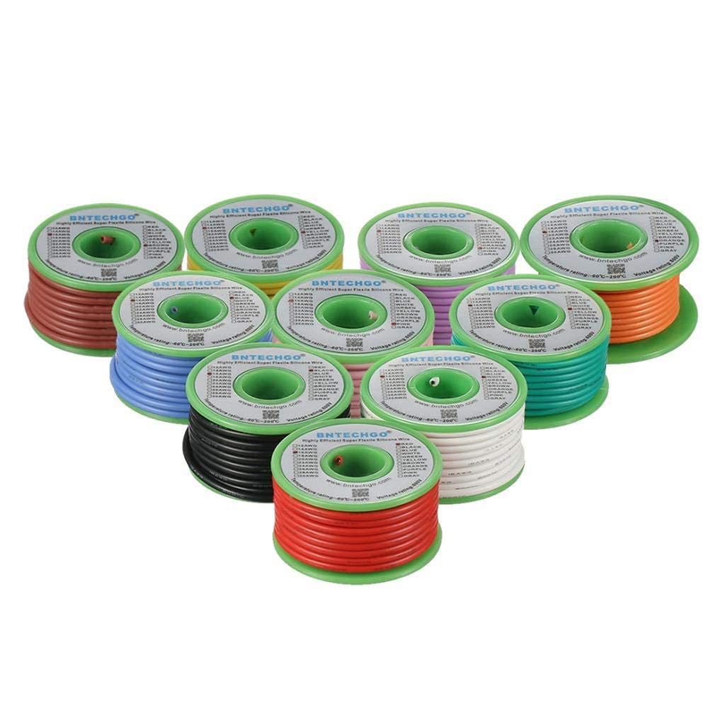 16 Gauge Silicone Wire Kit - Flexible Tinned Copper Wire