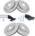Front and Rear Brake Pad & Rotor Kit for 2010-2016 Cadillac SRX
