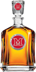 Heritage Pewter Miami of Ohio Capitol Decanter - 24 OZ Pewter-Topped