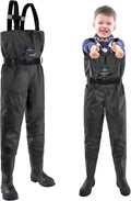 Chest Waders for Kids with Boots Lightweight Waterproof Youth Waders