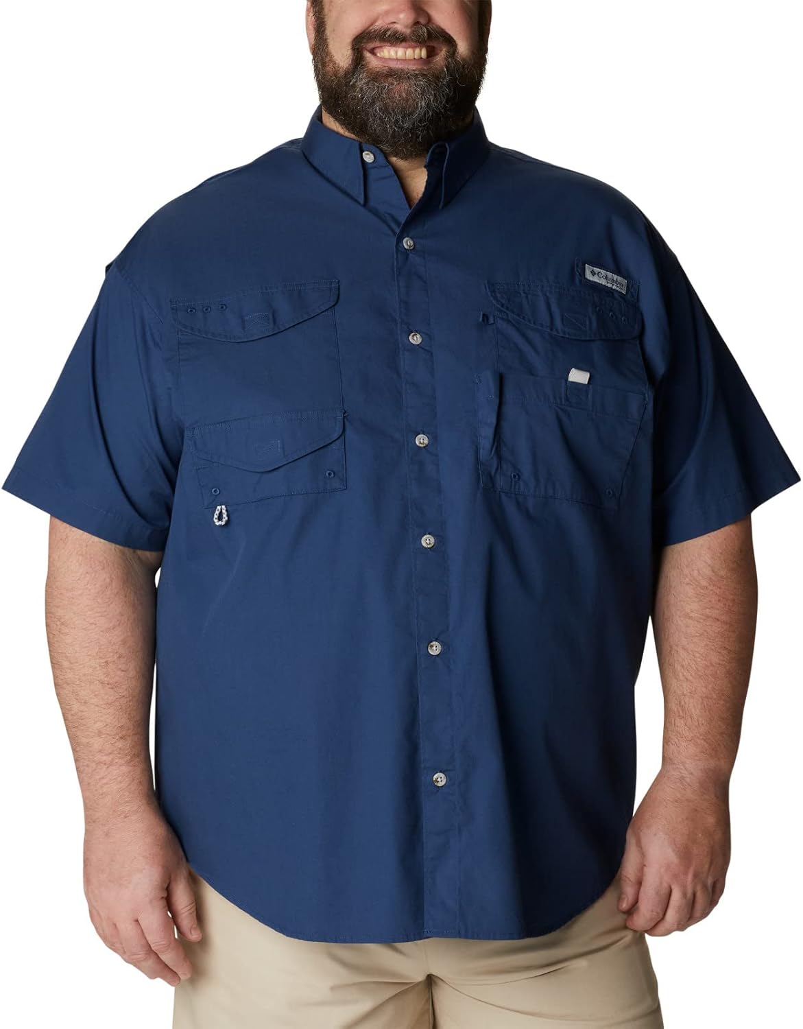 Columbia Men's Bonehead Big & Tall Short Sleeve Fishing Shirt