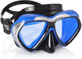 Adult Scuba Diving Mask Panoramic Dual Lens - Wide View Snorkel Mask