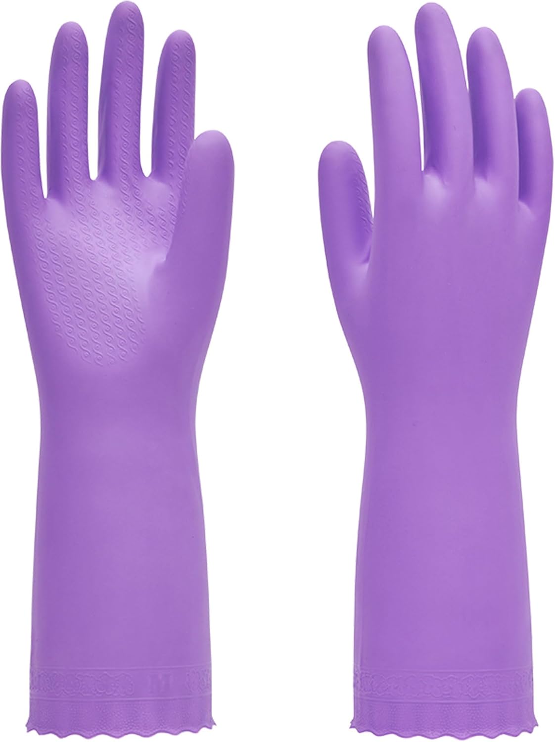 PACIFIC Purple Cleaning Gloves: Latex-Free, Reusable & Non-Slip