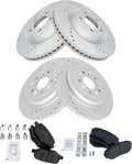 Front and Rear Semi-Metallic Brake Pad & Rotor Kit for 2011-15