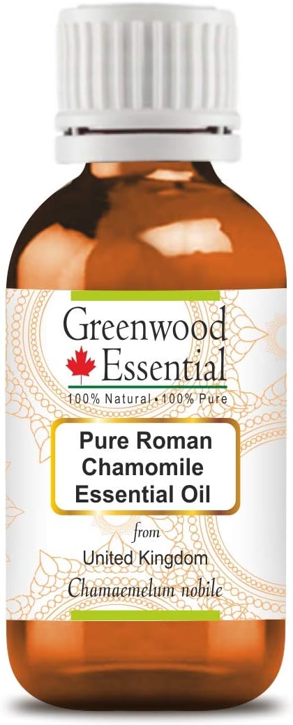 Pure Roman Chamomile Essential Oil for Skin and Hair Care