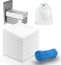 60-pack Trash Compactor Bags with Pre-punched Holes - Heavy Duty Fit