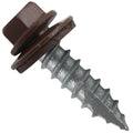 #14 Metal Roofing Screws 1in Brown Hex Head - Durable Fastening