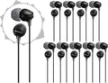 Sony MDR-EX15LP In-Ear Earbud Headphones 10-Pack - Comfortable Fit