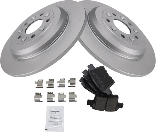 TRQ Rear Brake Pad & Rotor Kit for Ford Five Hundred & More