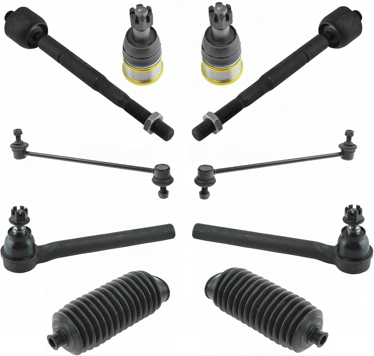 TRQ Front Steering & Suspension Kit for 2005-2010 Honda Odyssey