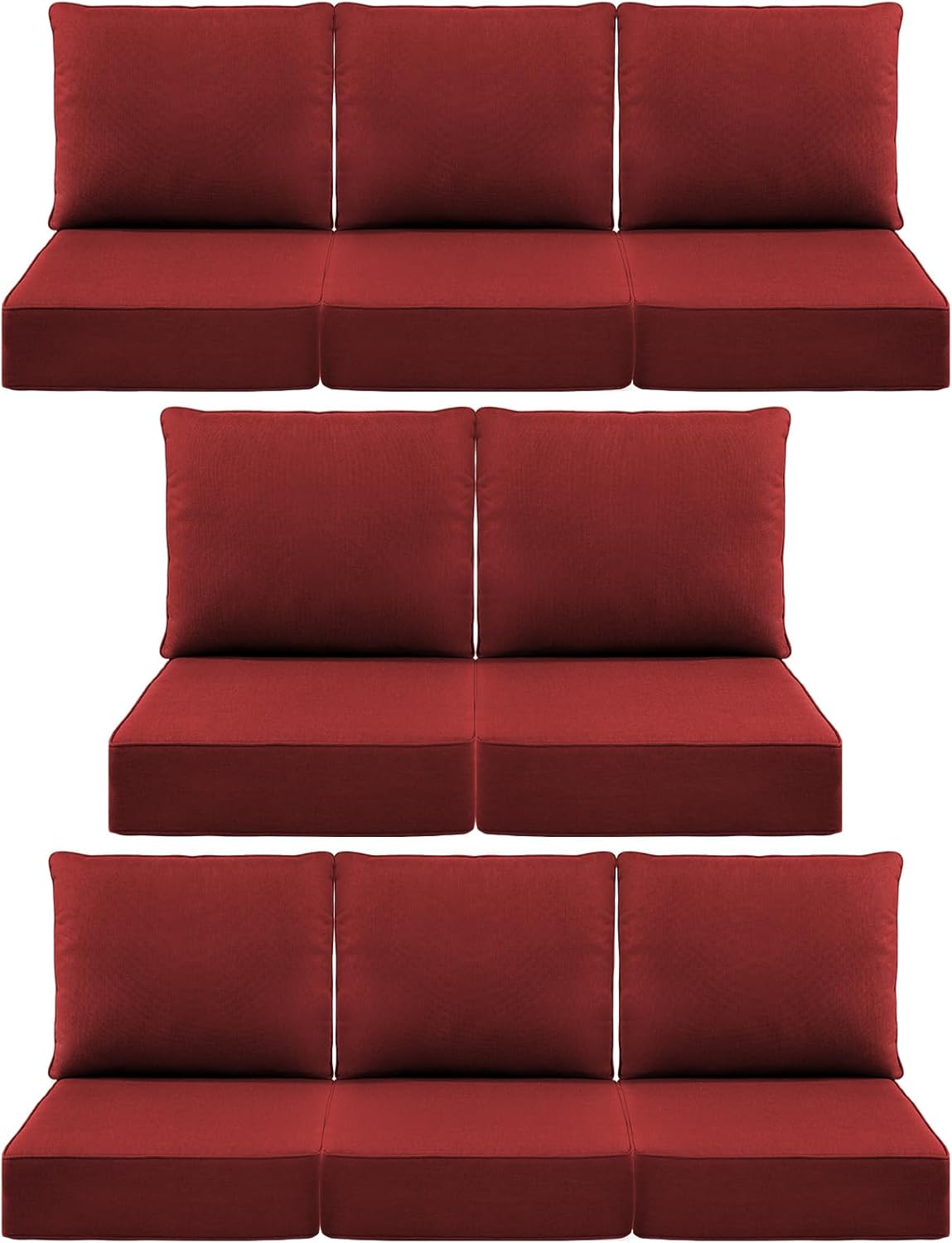 Luxury 6in Outdoor Cushions by Pugire for Patio Furniture