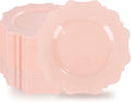 COLOSUS 60pcs Pink 9.5 in Plastic Party Dinner Plates - Heavy Duty
