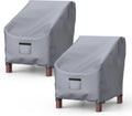 Patio Chair Covers for Outdoor Furniture Waterproof 2 Pack - Heavy