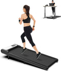 Walking Pad with Incline Under Desk Treadmill - Compact Home Jogger