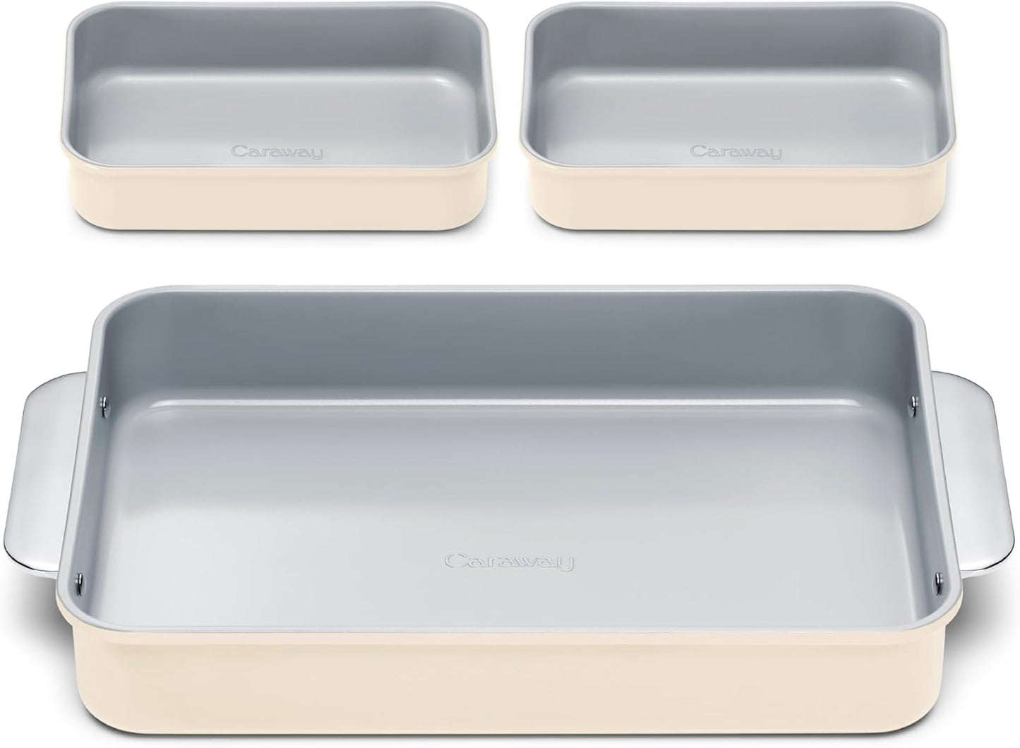 Caraway Nonstick Rectangle Baking Pan Set for Perfect Baking