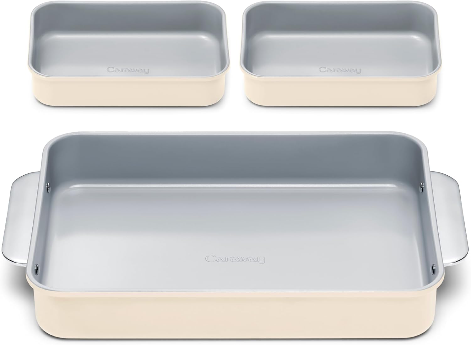 Caraway Nonstick Rectangle Baking Pan Set for Perfect Baking