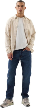 GAP Mens Straight Fit Jeans - Classic Straight Leg Comfort