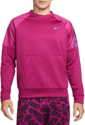 Nike Therma-FIT Fitness Crew Sweatshirt (Dynamic Berry) Size Small