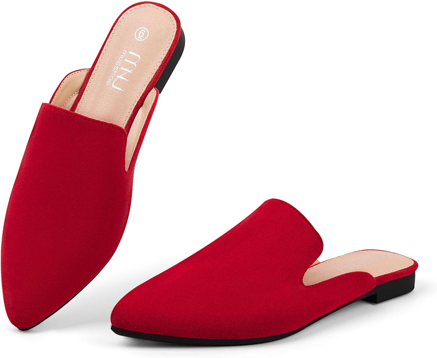 MUSSHOE All-Season Women's Mules: Comfortable Slip-on Flats