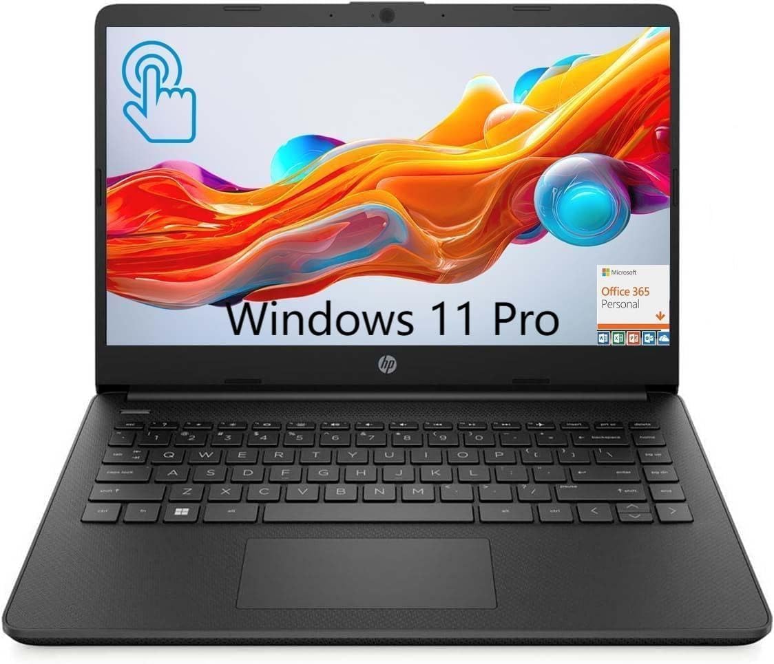 HP 14 Touchscreen Laptop, AMD Ryzen 7, 16GB RAM, 1TB SSD, Windows 11