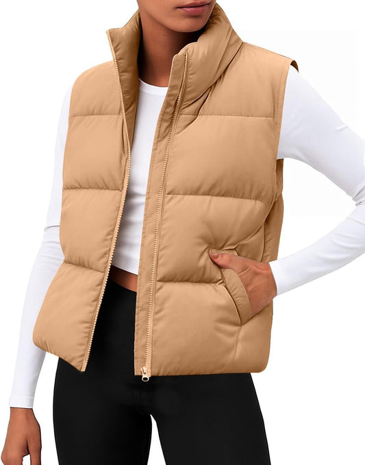 Lightweight Puffer Vest for Women - Stylish and Warm Outerwear