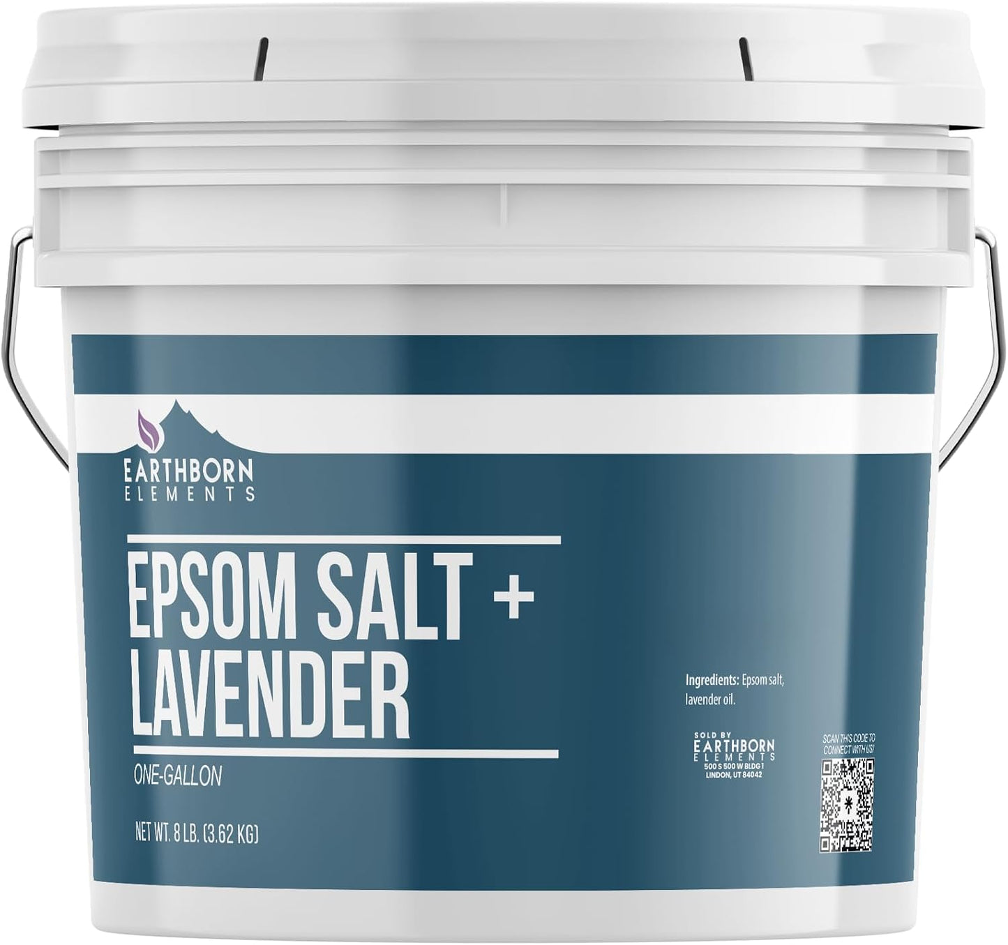 Earthborn Elements Lavender Epsom Salt for Relaxing Soaks