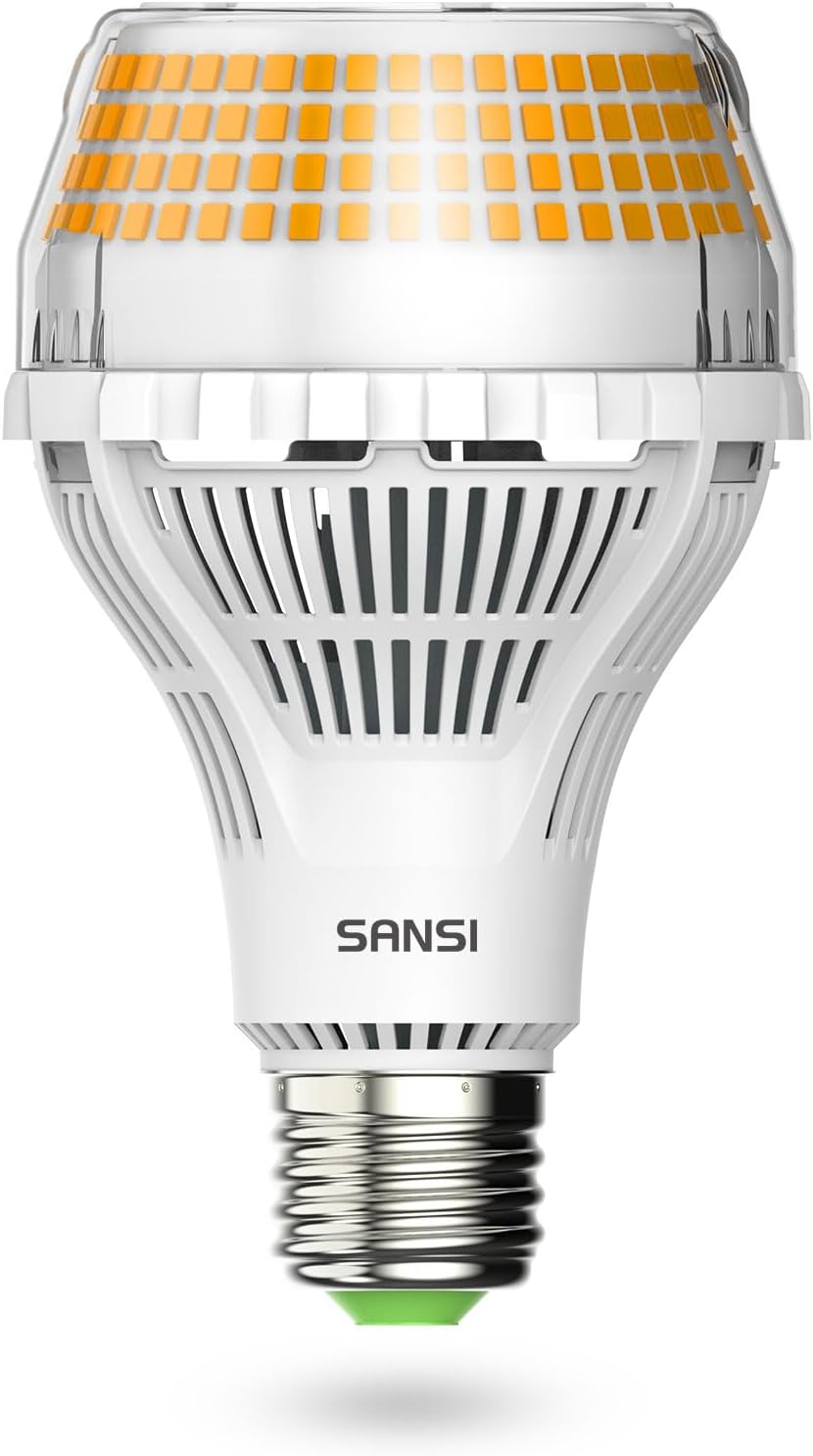 SANSI 400W Equivalent A21 LED Light Bulb for Home Office Use