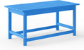 Malibu Outdoor Coffee Table 35in x 17.5in - Weather Resistant Patio