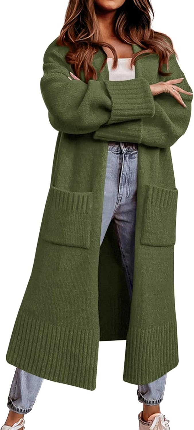 Danedvi Cardigan Sweaters for Women - Cozy Open Front Style