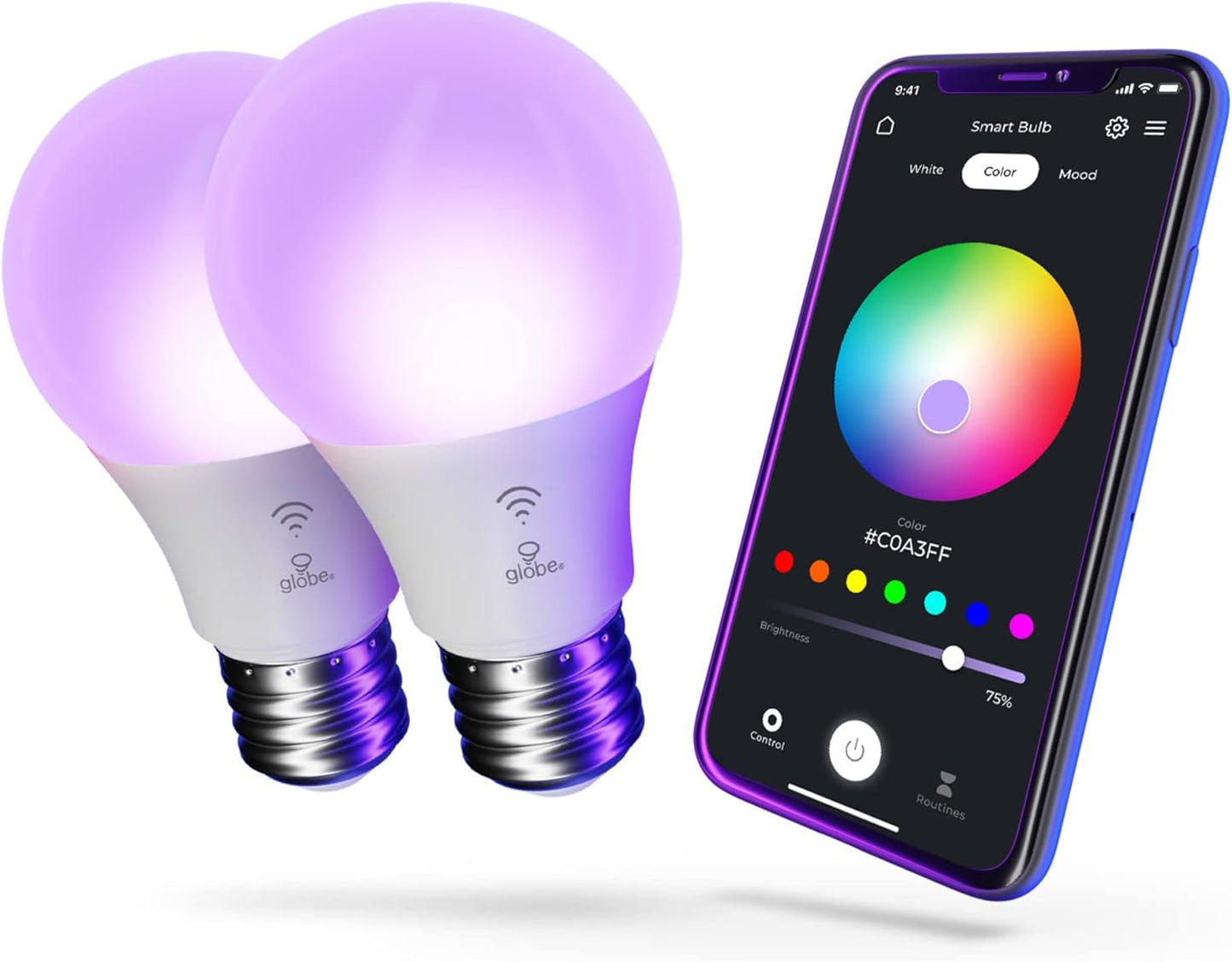 GLOBE Electric 34207 Smart RGB LED Light Bulb 2-Pack Review